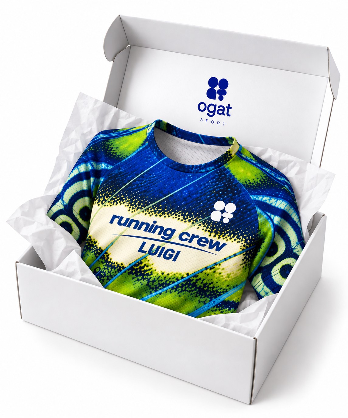 Custom OGAT SPORT jersey, in its packaging